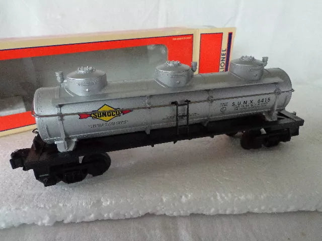 Lionel Train 6-16152 Sunoco Three Dome Tank Car G138 PJ