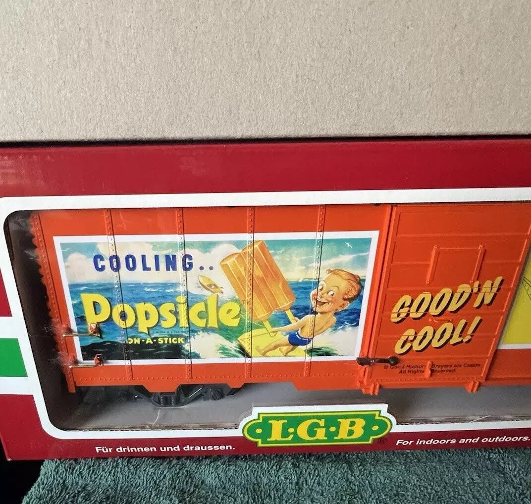 LGB 48910 Creamsicle Popsicle Boxcar