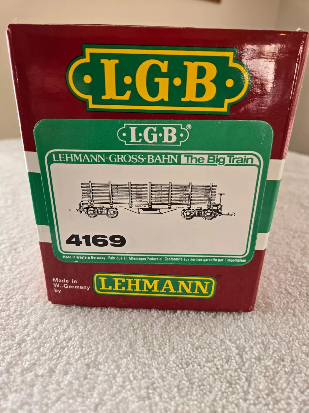 LGB 4169 Flat With Lumber Load With Original Box