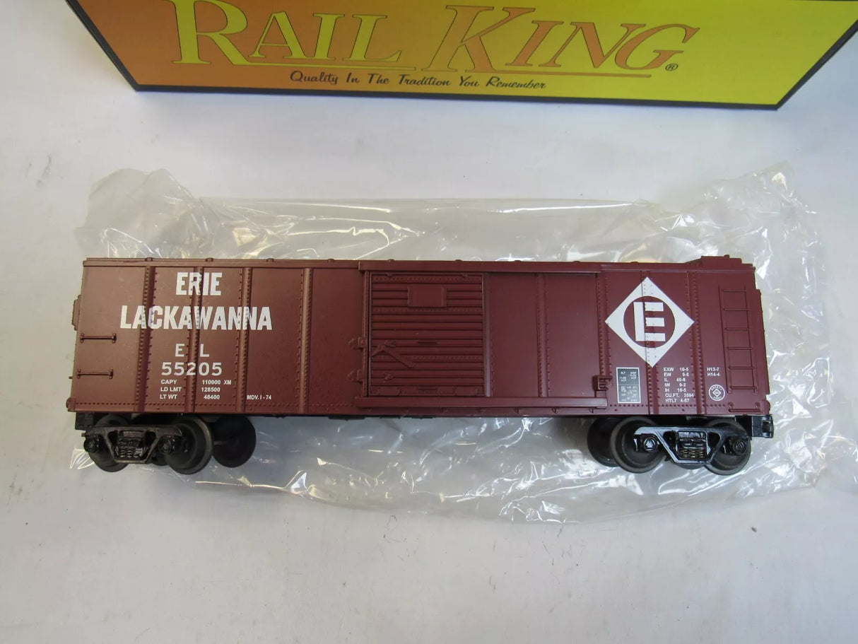 MTH 30-7428 ERIE LACKAWANNA BOX CAR RAILKING