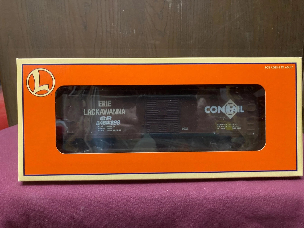 Lionel O-Gauge #6-29234 Erie Lackawanna/Conrail Over-stamped 6464 Box Car