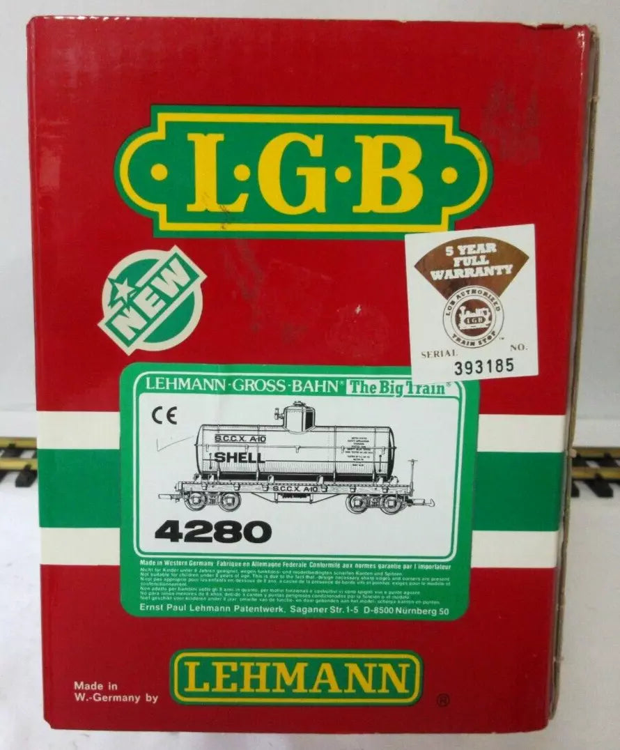 LGB 4280 SHELL SINGLE TANKER - ORANGE