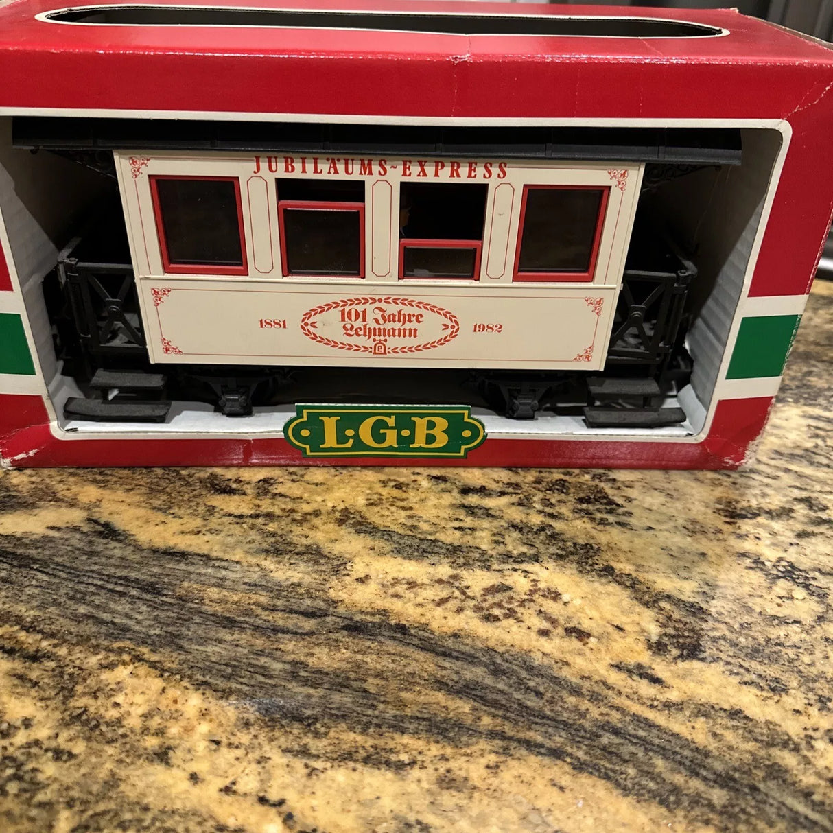 LGB Train 1982 101 Anniversary Train Car Jubilaums Express Passenger Jahreswagen