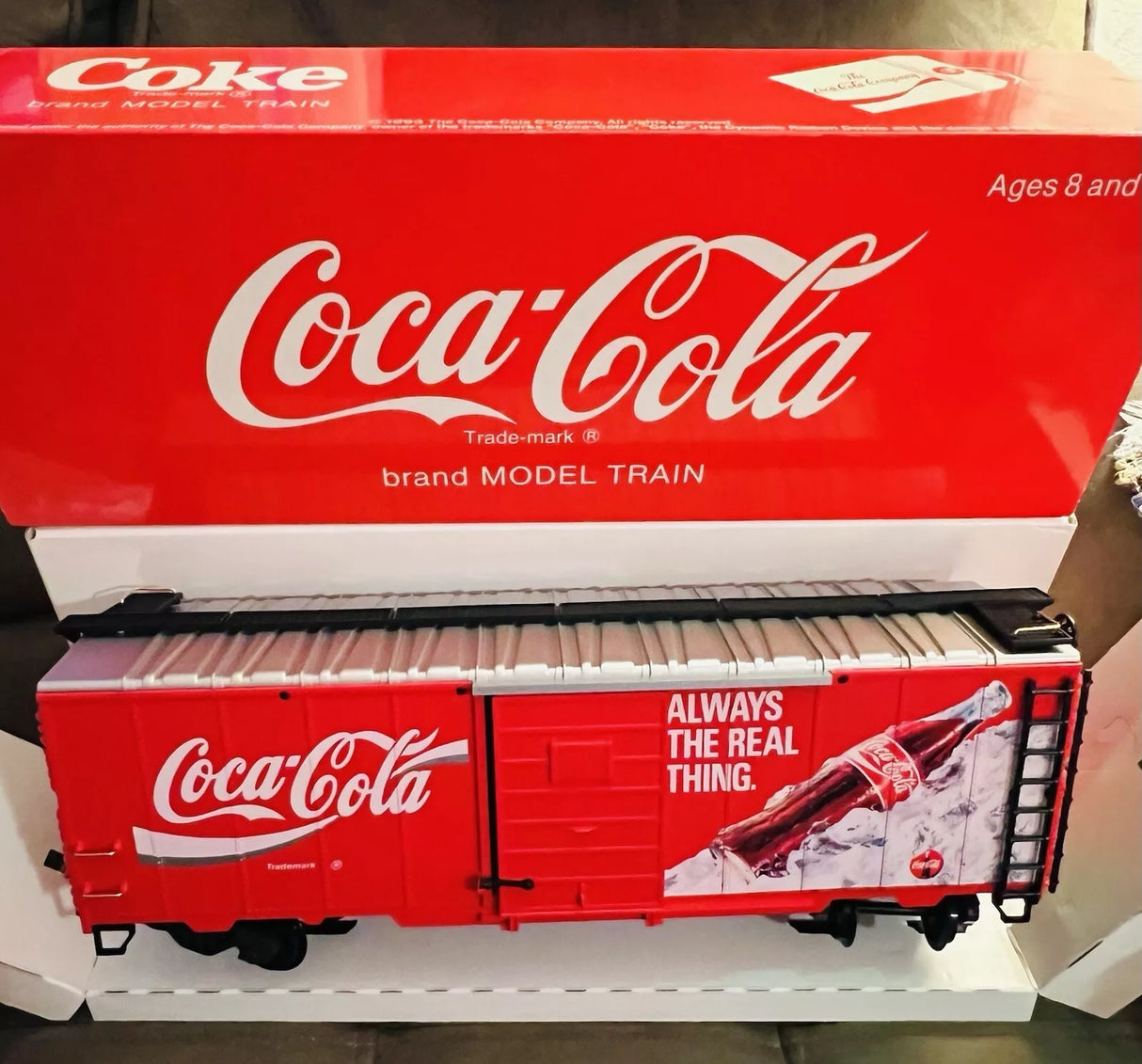 LGB #42911 COKE BOXCAR - MADE IN GERMANY ~ ORIGINAL COKE BOX