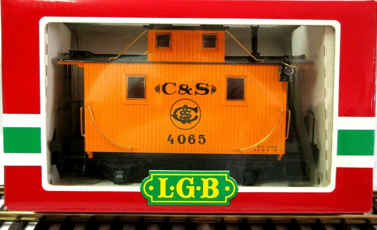 LGB 4065 G 01 C & S BOBBER CABOOSE NEW IN BOX