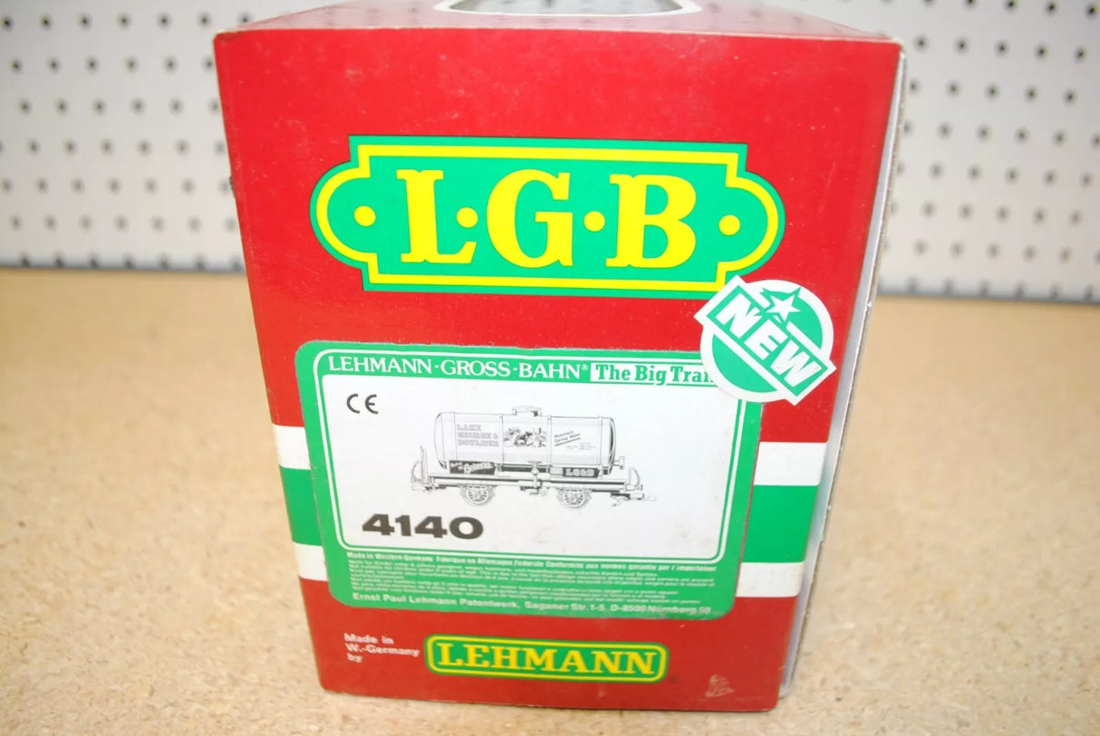 LGB 4140 Lake George & Boulder Two-Axle Tank Car Blue L/N w/Box *G-Scale*