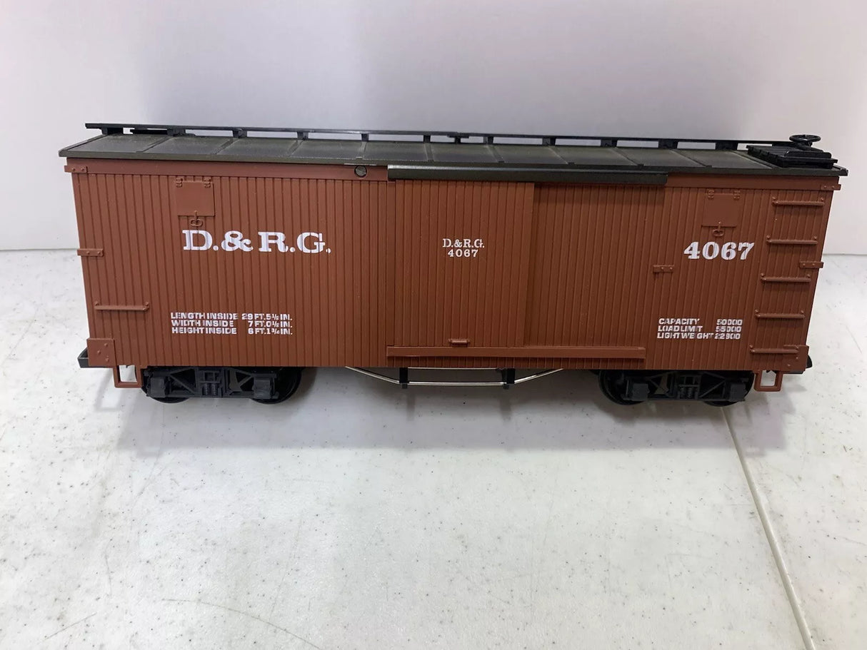 LGB - 4067 D&RGW Boxcar G Scale-Red