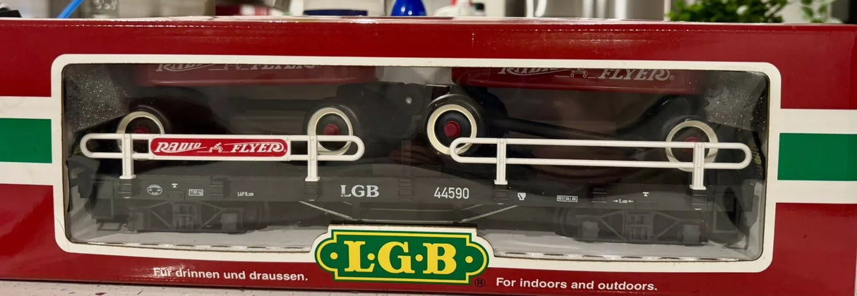 LGB # 44590 Radio Flyer Flat Car Carrier Made In Germany