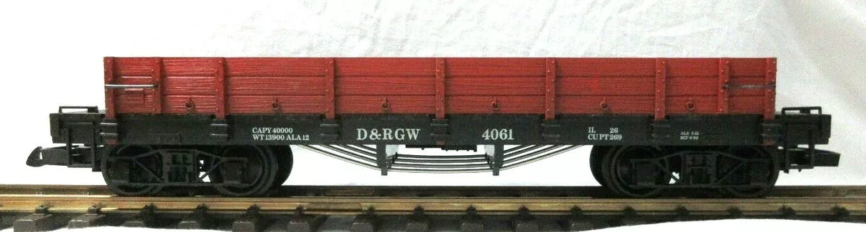 LGB 4061 D & RGW LOW SIDE GONDOLA
