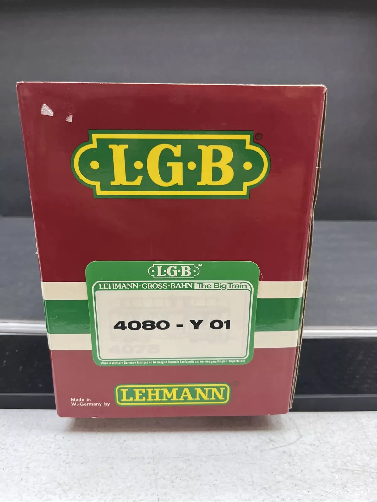 LGB 4080 Y01 G Scale Transcontinental Oil Co Single Dome Tank Car