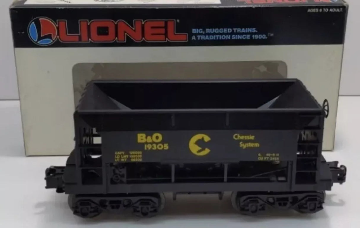 LIONEL CHESSIE SYSTEM ORE CAR (NO LOAD) 6-19305