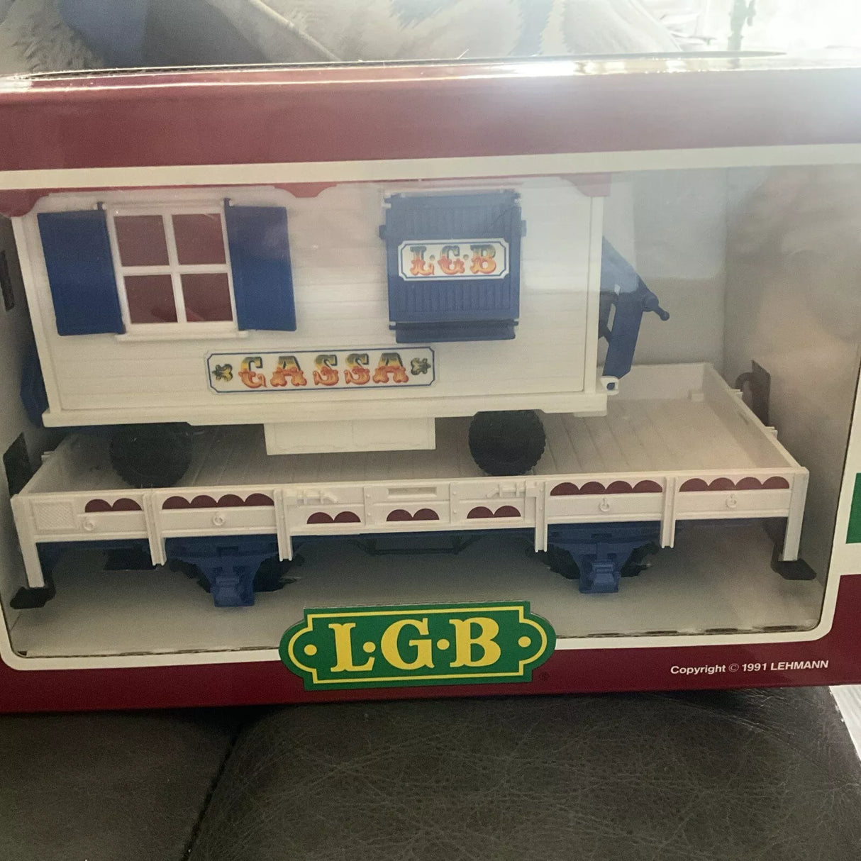 Lehmann LGB Box Car #4037 CASSA G Scale with original box
