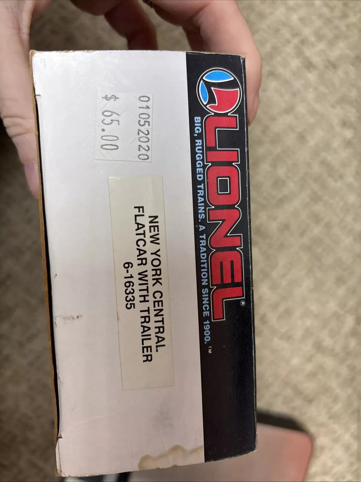 Lionel ~ 6-16335 New York Central Flatcar with Trailer