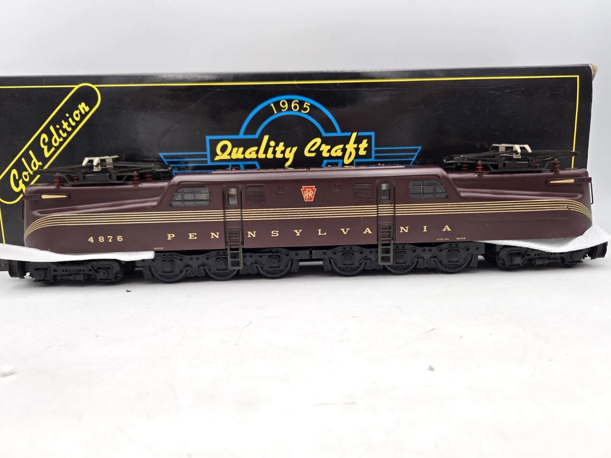 Weaver Brass Pennsylvania (Tuscan Red, 5-Stripped) GG-1 Electric (3-Rail)