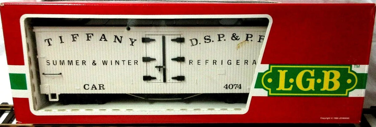 LGB 4074 - B 02 TIFFANY D.S.P.& P.R.R. REEFER