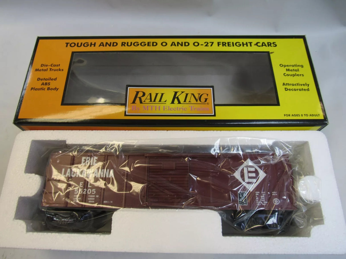 MTH 30-7428 ERIE LACKAWANNA BOX CAR RAILKING