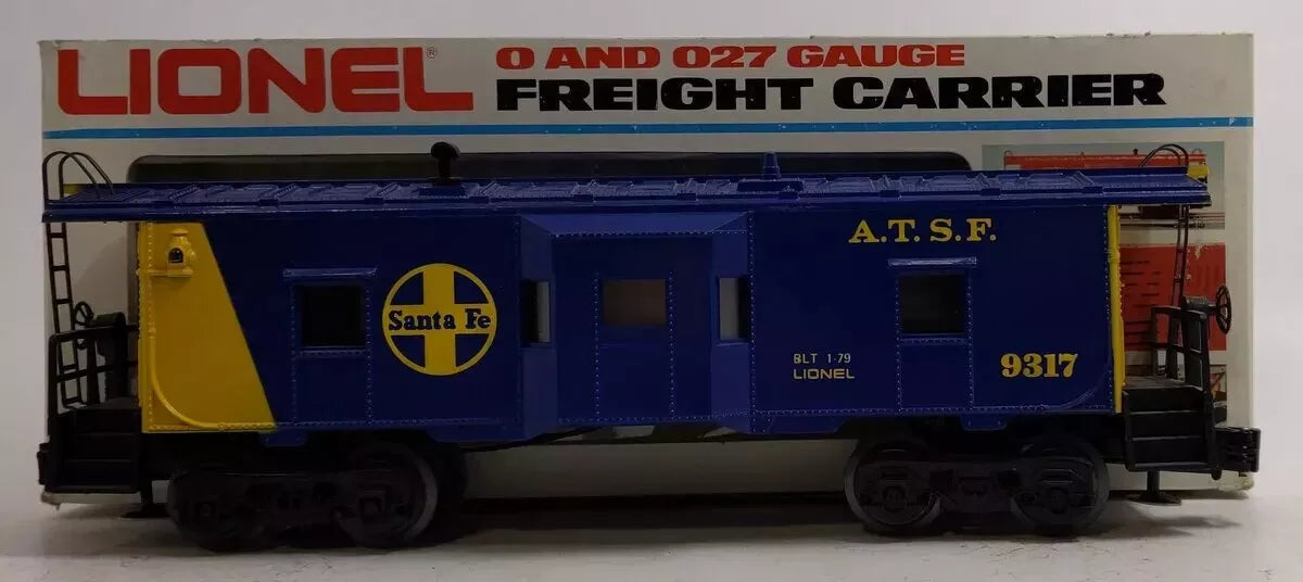 Lionel 6-9317 Santa FE SF Bay Window Caboose-Blue