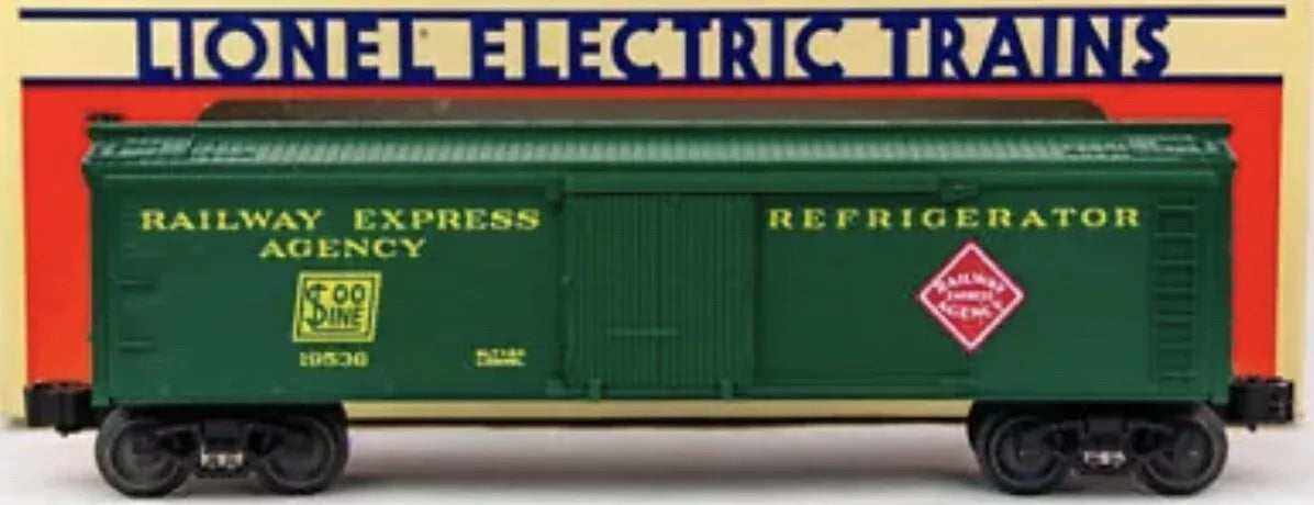 LIONEL SOO LINE REA REEFER CAR 6-19536 RAILWAY EXPRESS AGENCY TRAIN O GAUGE