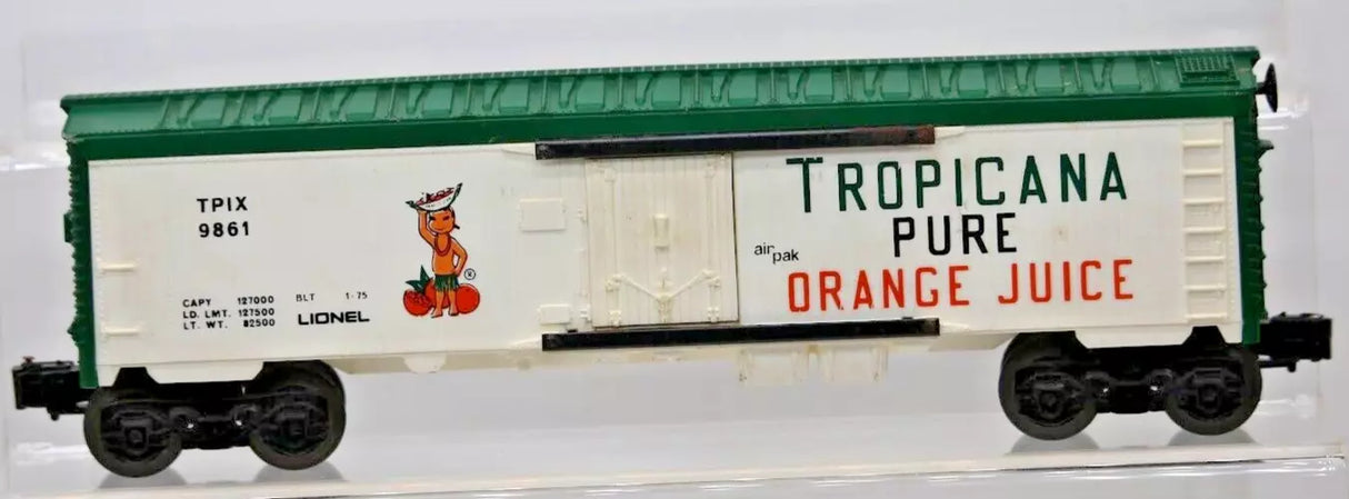 Lionel 6-9861 Tropicana Orange Juice Billboard Reefer Car