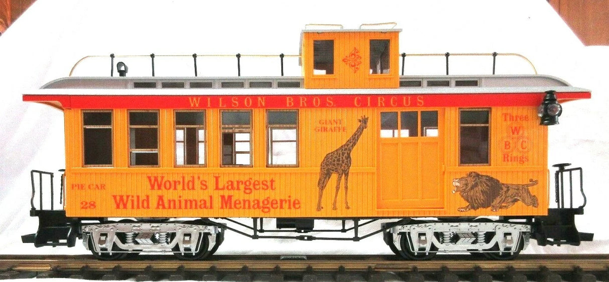 LGB 4075 - DG WILSON BROS. CIRCUS CABOOSE LIKE NEW IN BOX