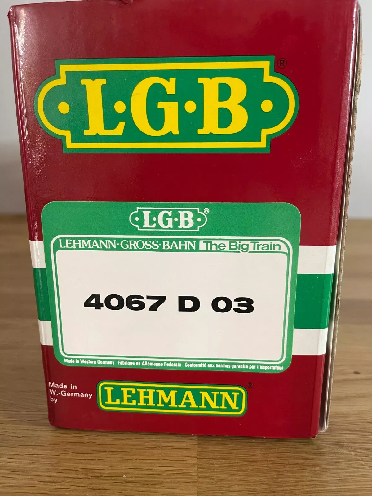 LGB 4067 D 03 - SANTA FE BOX CAR G SCALE