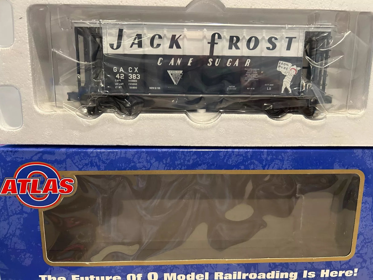 Atlas #6356 Jack Frost Sugar GATX Airslide Covered Hopper (3-Rail)
