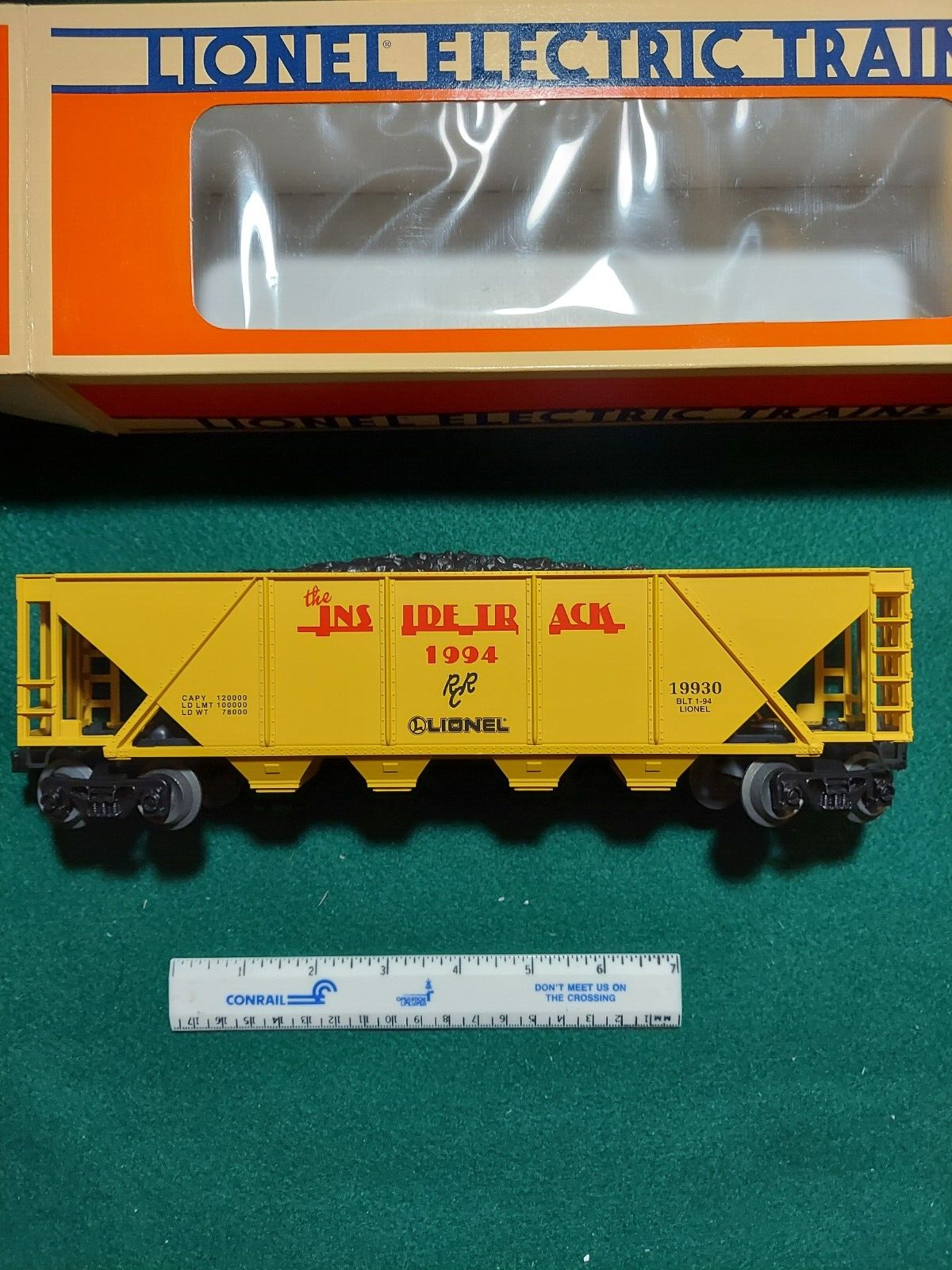Lionel 6-19930 Railroad Club Four Bay Hopper