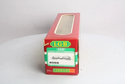 LGB G Scale 4059 Flat Car With 2 MERCEDES 190e Cars