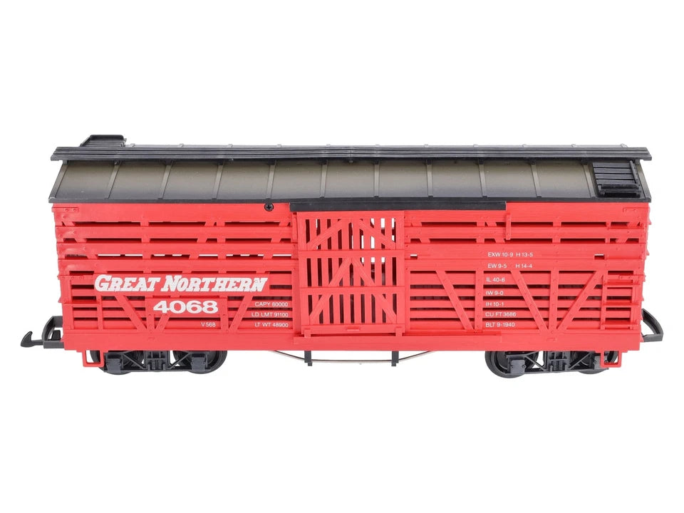LGB 4068-N01 G Scale Great Northern Stock Car #4068 - Red