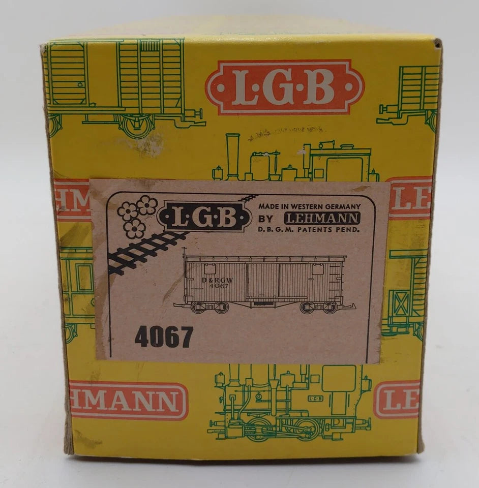 LGB 4067 G Scale Southern Pacific Boxcar - Orange