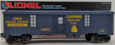 Lionel 6-16802 1989 Railroad Club Tool Car