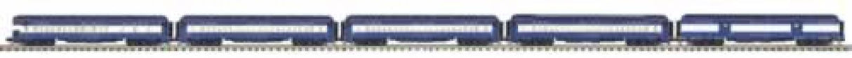 MTH Premier 20-4021: Jersey Central Blue Comet 5 Car Madison Set