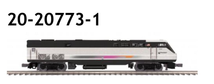 MTH Premier 20-20773: NJ Transit Genesis