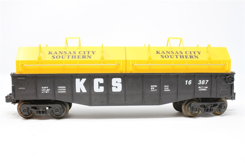 Lionel 6-16387: Kansas City Southern Gondola W/ Coil Covers
