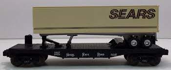 Lionel 6-19411 Nickel Plate Road Flatcar with Sears Trailer