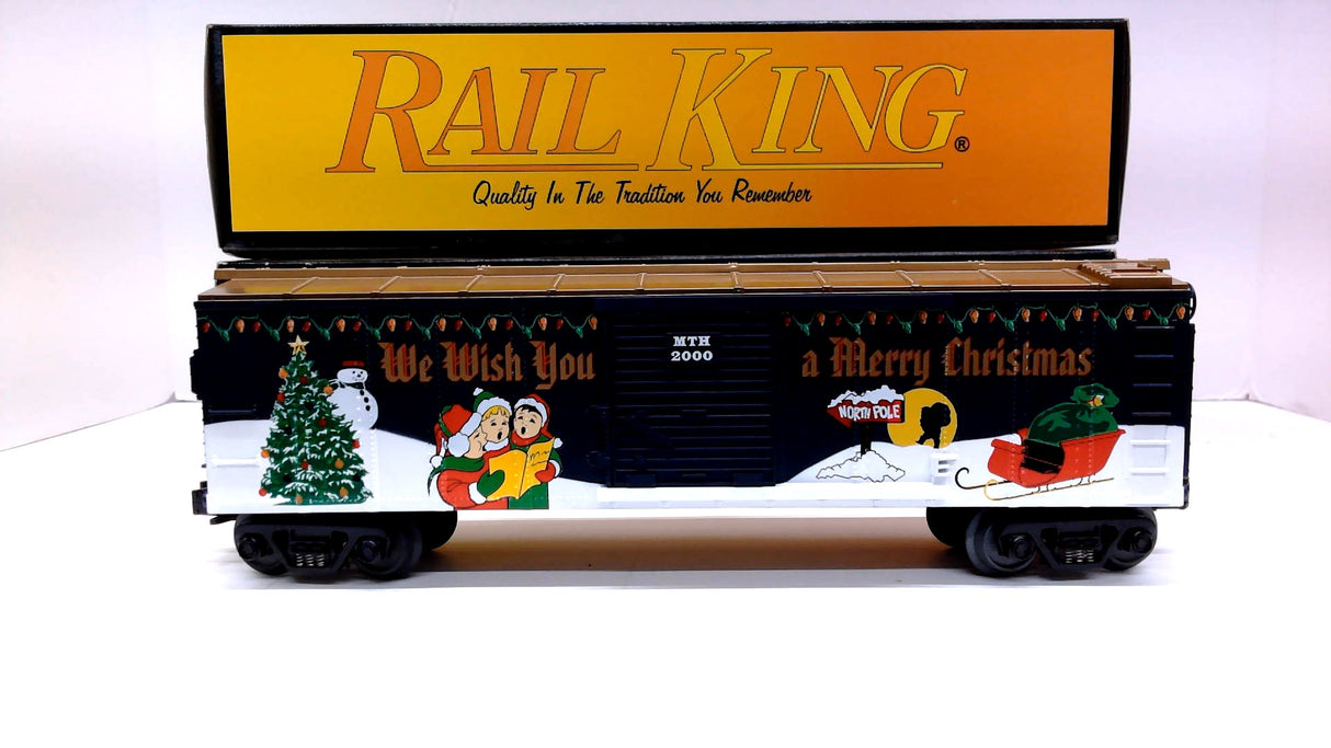 MTH Railking: 30-7454: 2000 Holiday Box Car