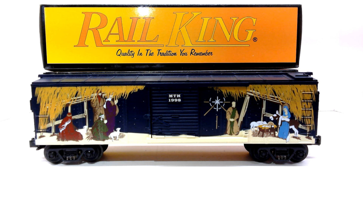 MTH Railking: 30-7426: 1998 Holiday Box Car