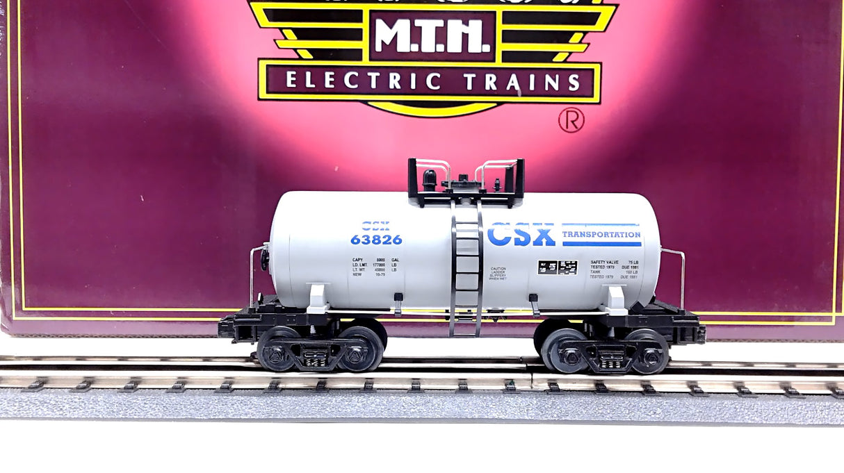 MTH Premier 20-96003: CSX 8k Gallon Tank Car