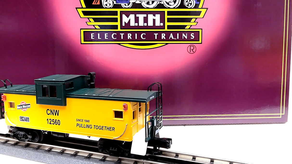 MTH Premier 20-91011: Chicago Northwestern Extended Vision Caboose