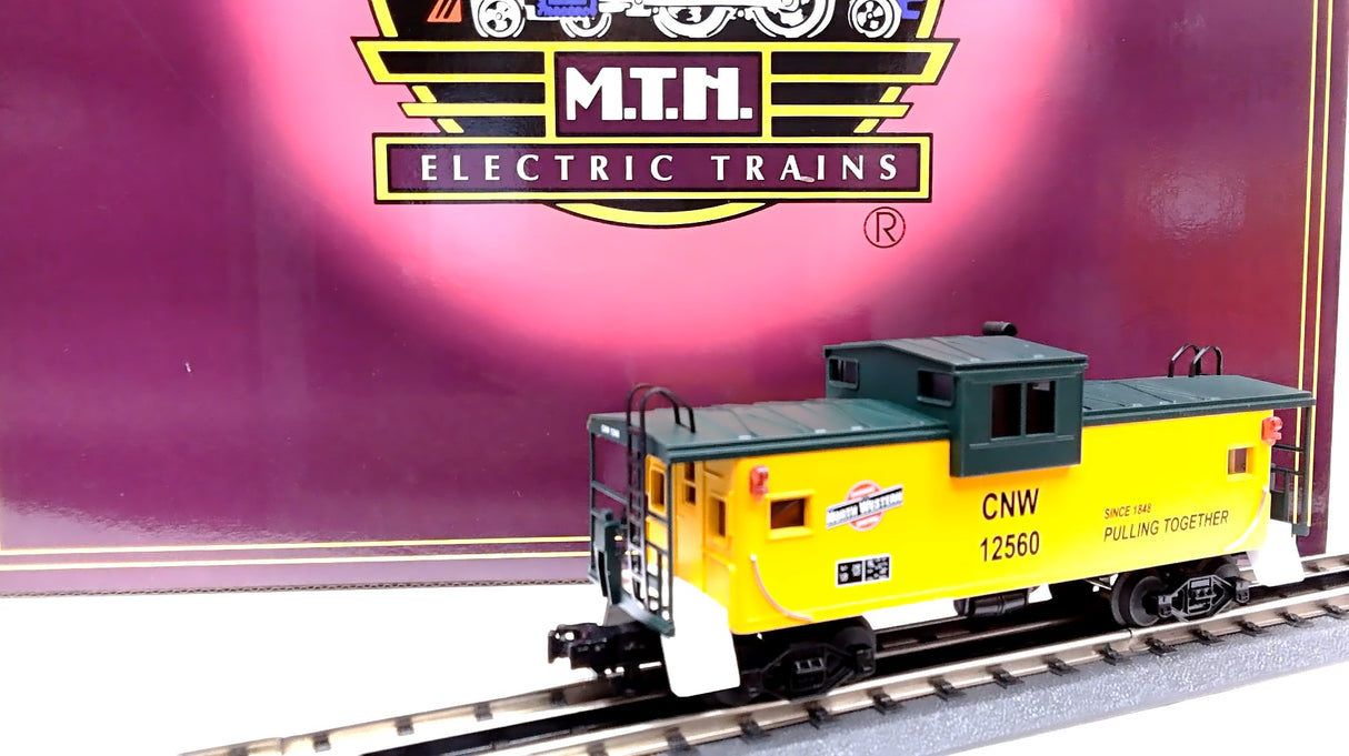 MTH Premier 20-91011: Chicago Northwestern Extended Vision Caboose