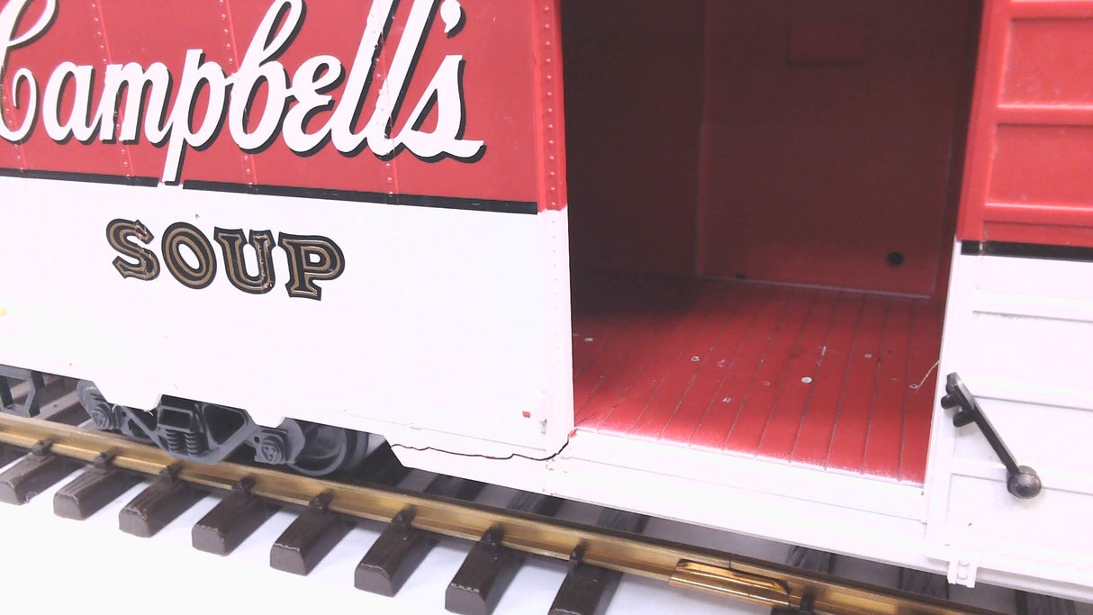G-Scale LGB Campbell's Soup boxcar