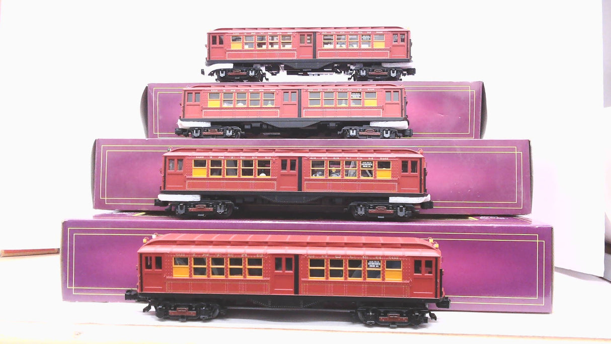 MTH Rail King 30-2448-1: LO-V 4-Car Subway Set with Proto-Sound 2.0