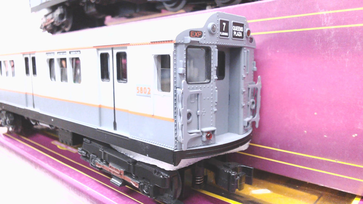 MTH Rail King 30-2373-1: R-12 4-Car Subway Set w/Proto-Sound 2.0