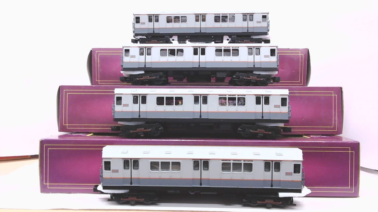 MTH Rail King 30-2373-1: R-12 4-Car Subway Set w/Proto-Sound 2.0