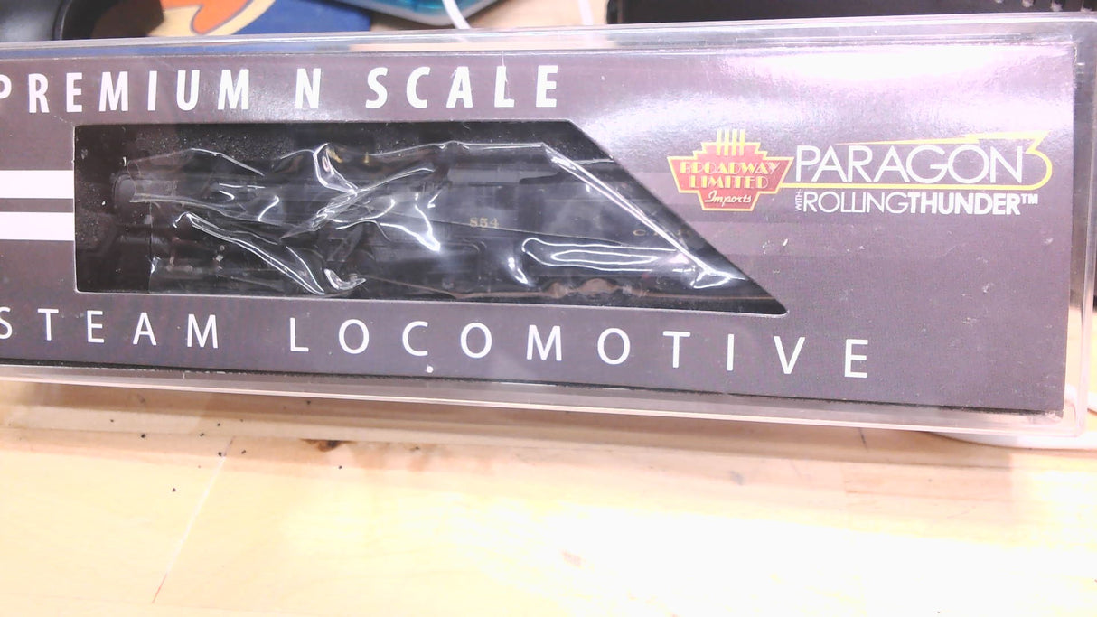 Broadway Limited 5952 CNJ #854 USRA Heavy Mikado W/ Paragon 3 Sound. DC/DCC