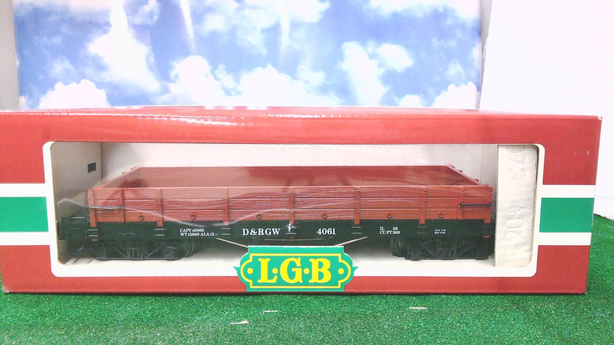 LGB 4061: D&RGW Low-Sided Gondola