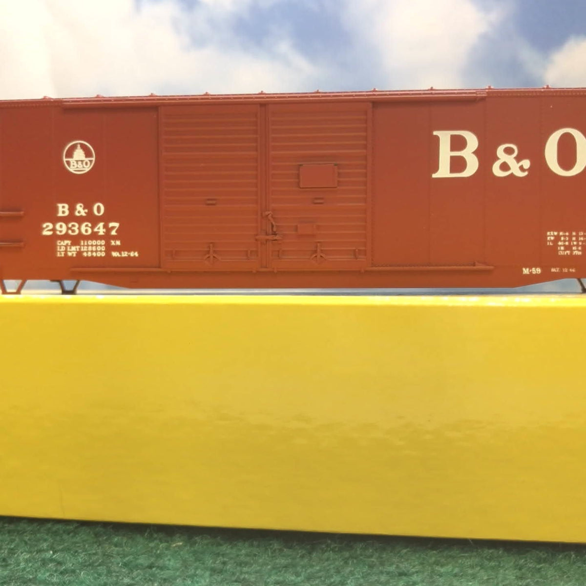 Deconstructed Box Model AccuRail 3002 Baltimore and Ohio Deconstructed 40' Double Door Box Car ...