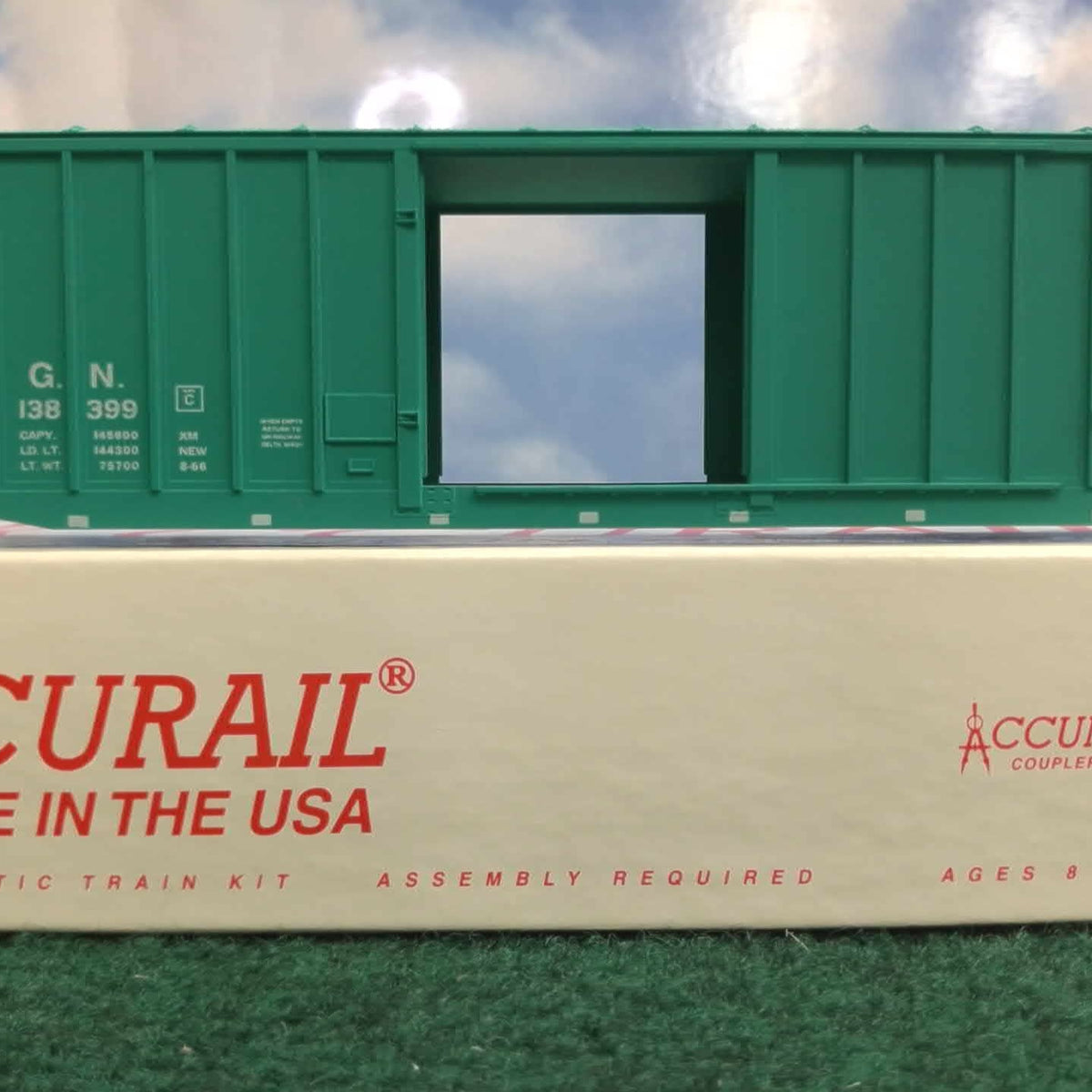 Deconstructed Box Model AccuRail 138399 Great Northern Deconstructed 50' Modern Exterior Box C ...