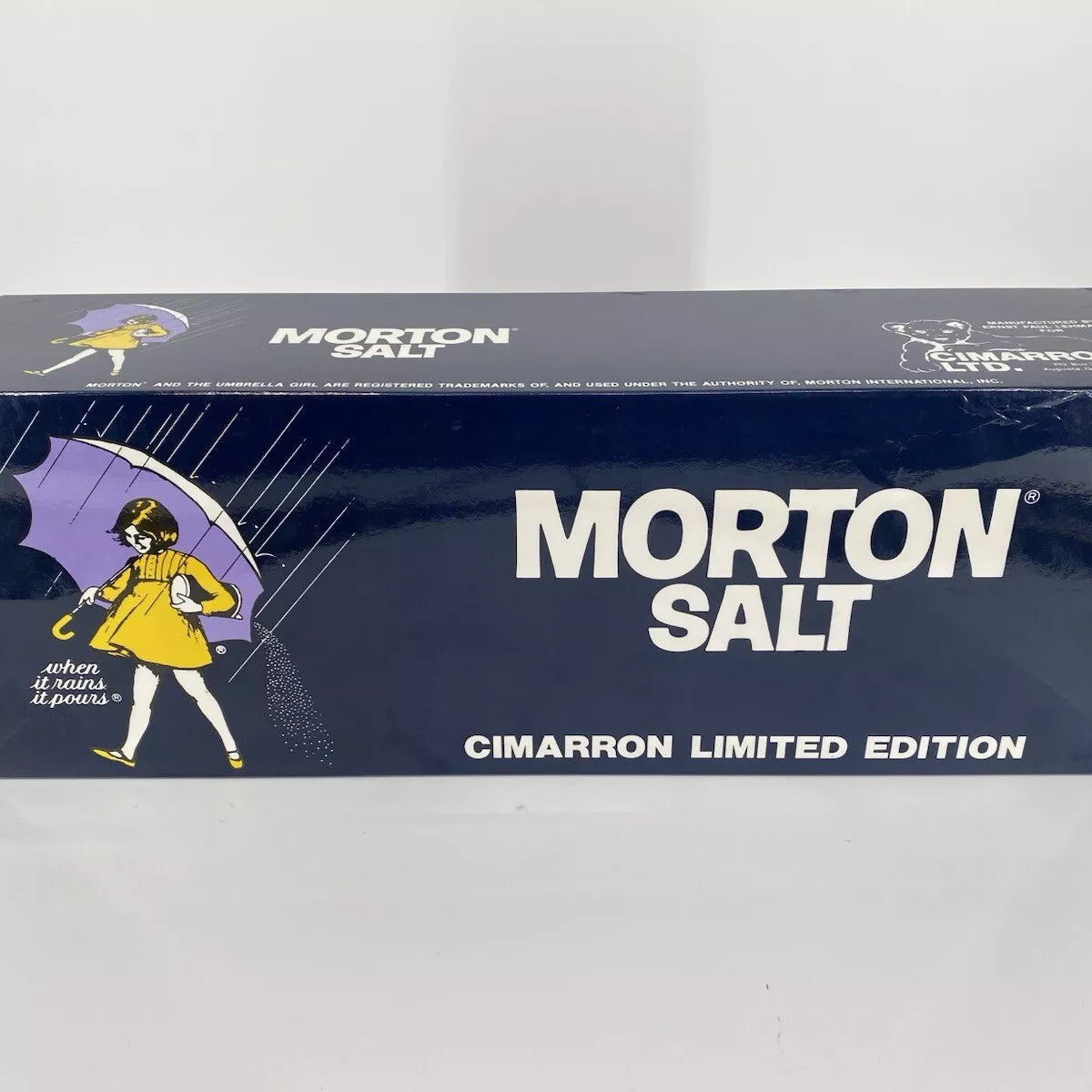 LGB 4090-MS G Scale Morton Salt Boxcar - (# 1639 of 2040) – TrainCellar
