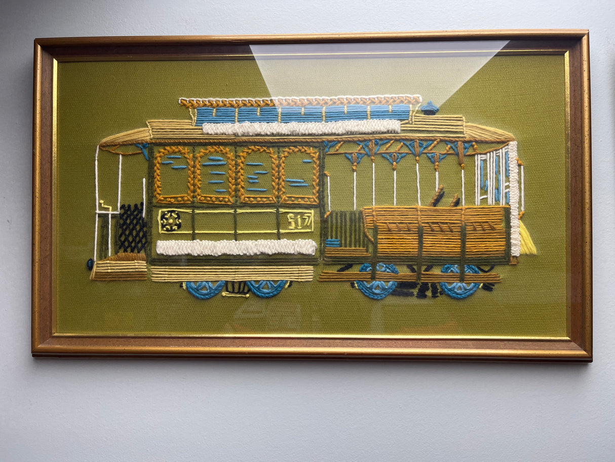 HAND MADE TRAIN TAPESTRY 3